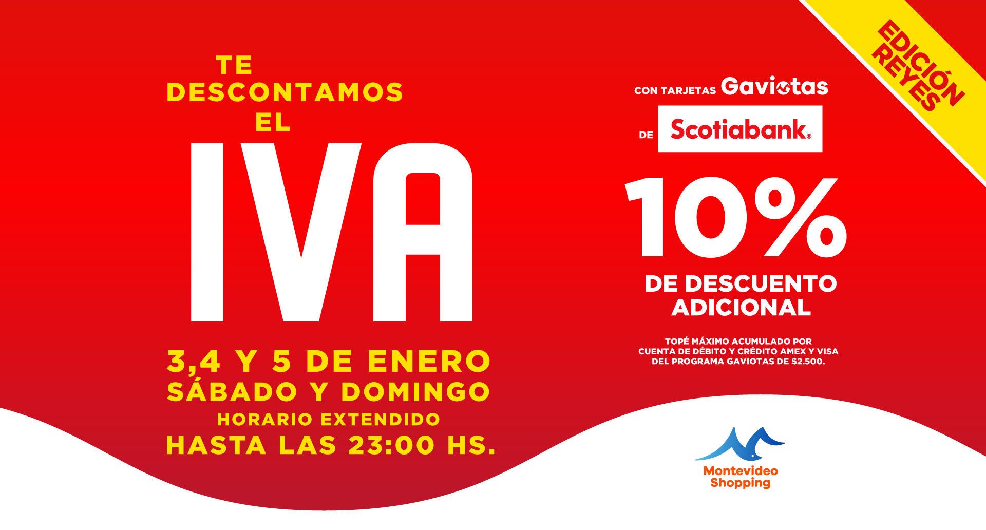 Te descontamos el IVA. (Proximamente locales adheridos)